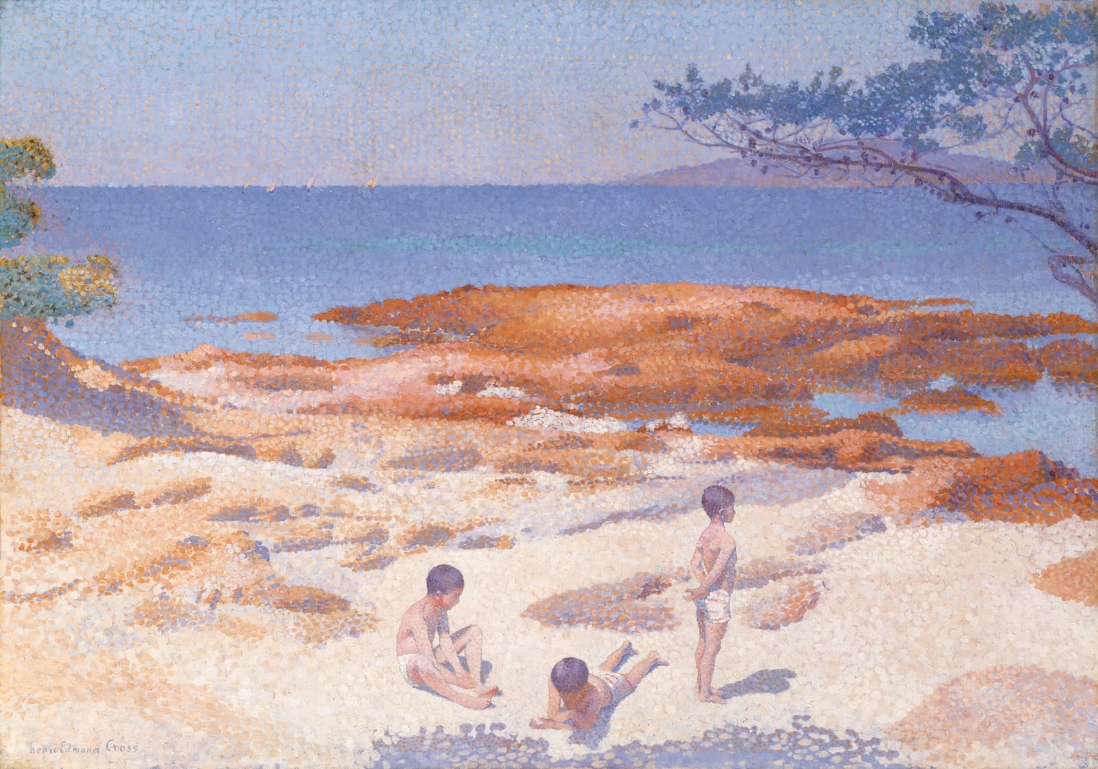 Пляж в Кабассоне — Henri Edmond Cross