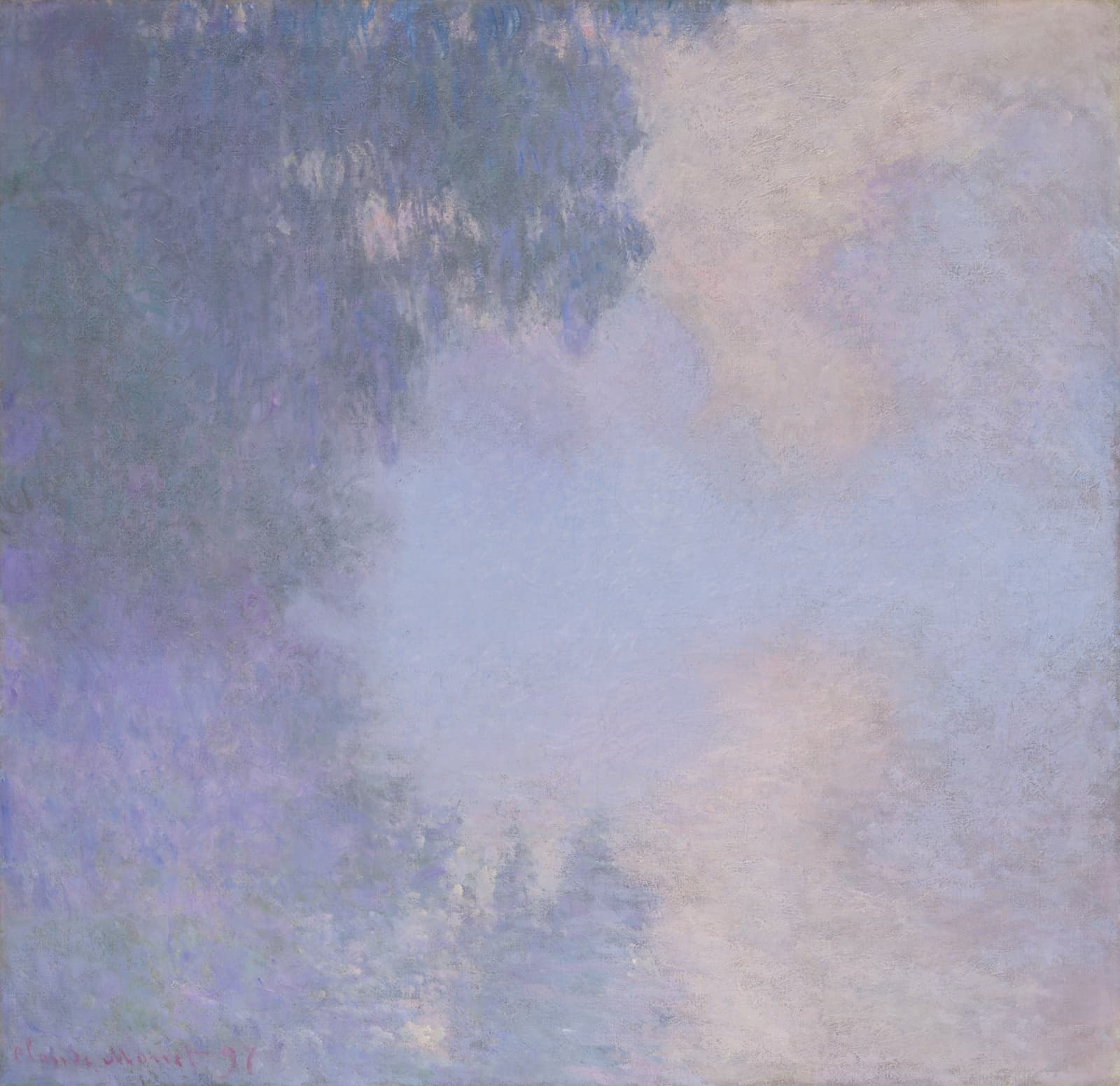 Рукав Сены у Живерни (туман) — Claude Monet